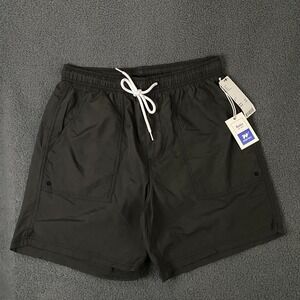 Katin x Without Walls Swim Shorts Mens Medium Black Mesh Lined Trunks Beach Surf